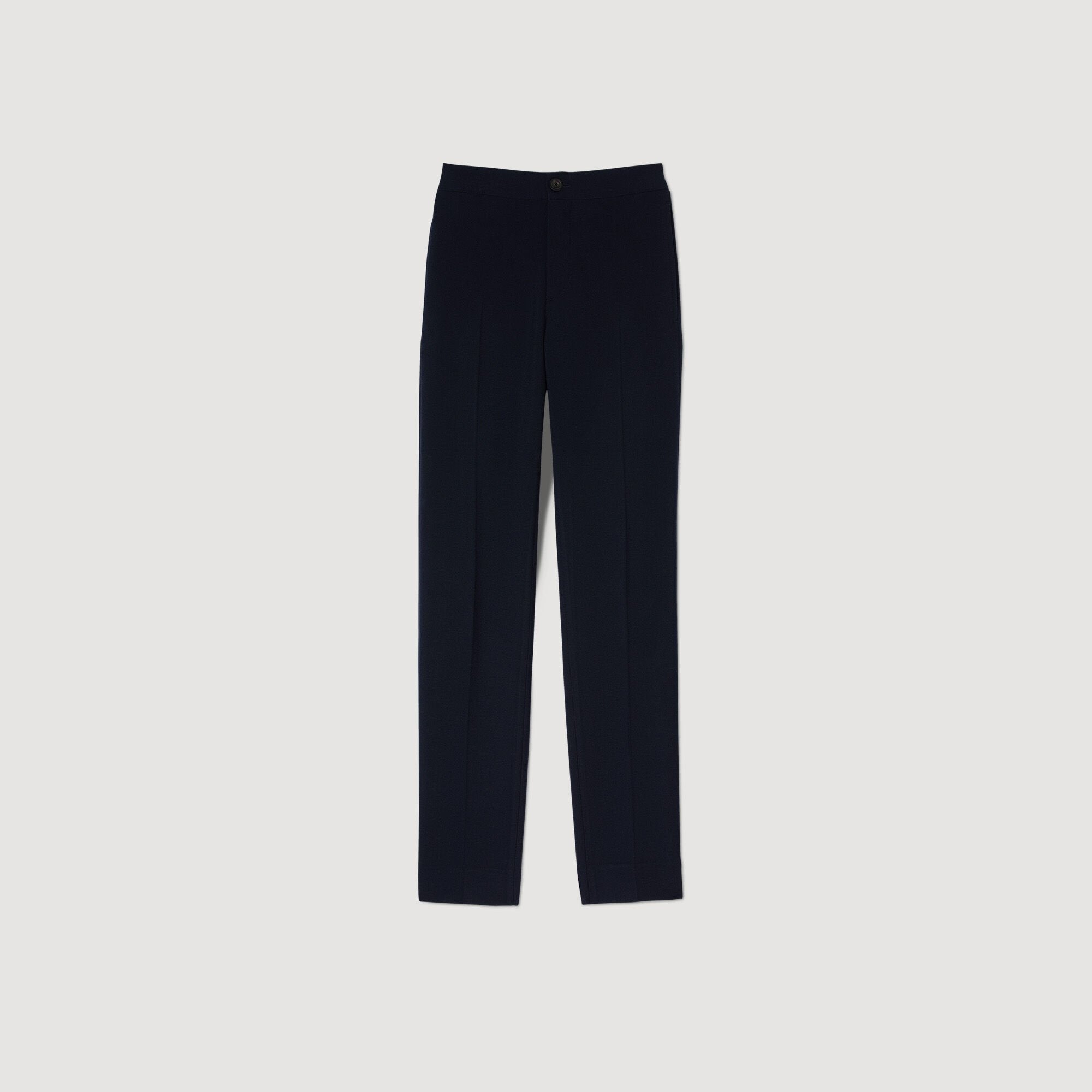 Jersey trousers Navy Blue Sandro Men