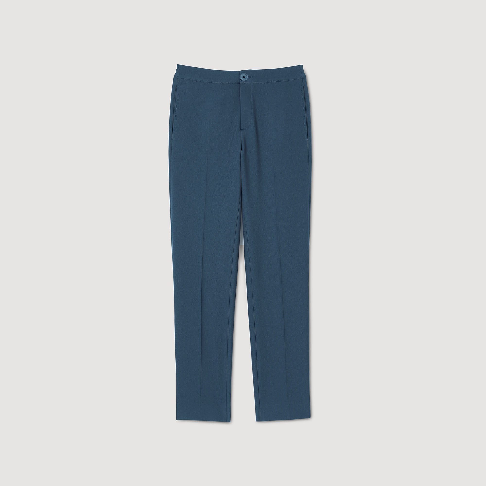 Jersey trousers Thunderstorm Blue Sandro Men