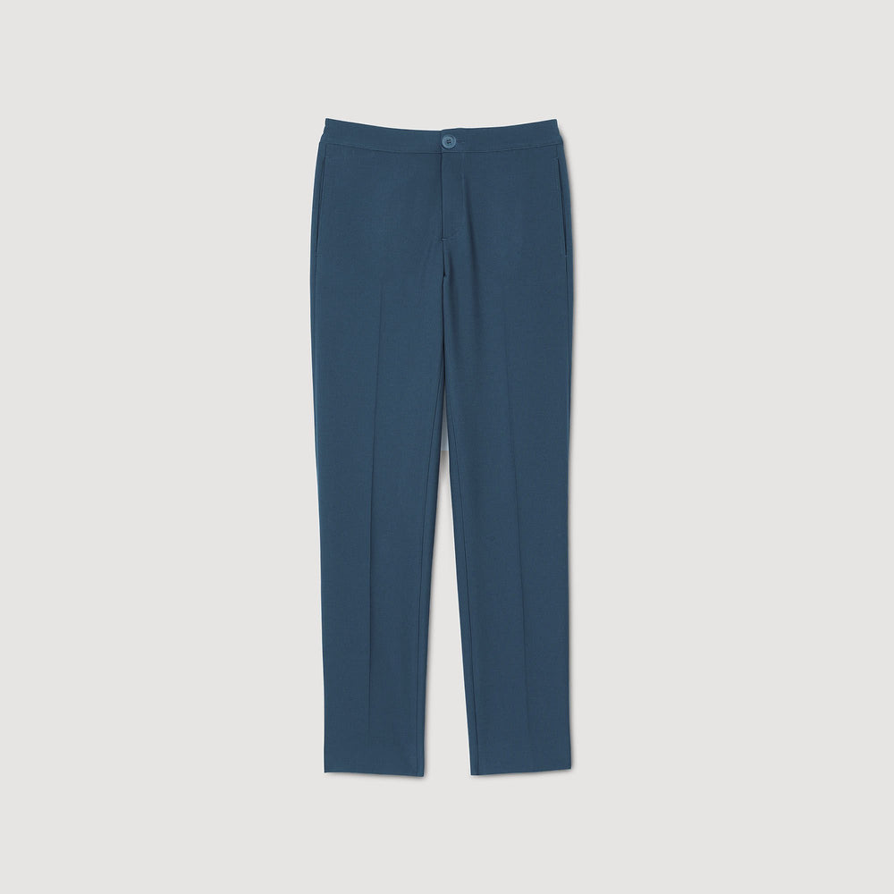 Jersey trousers Thunderstorm Blue Sandro Men