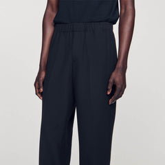 Wide-leg trousers Black Sandro Men