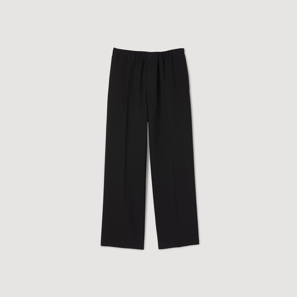Wide-leg trousers Black Sandro Men