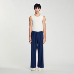 Wide-leg trousers Royal Blue Sandro Men