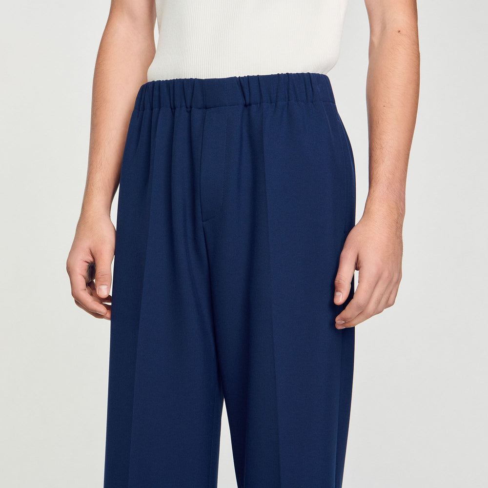 Wide-leg trousers Royal Blue Sandro Men
