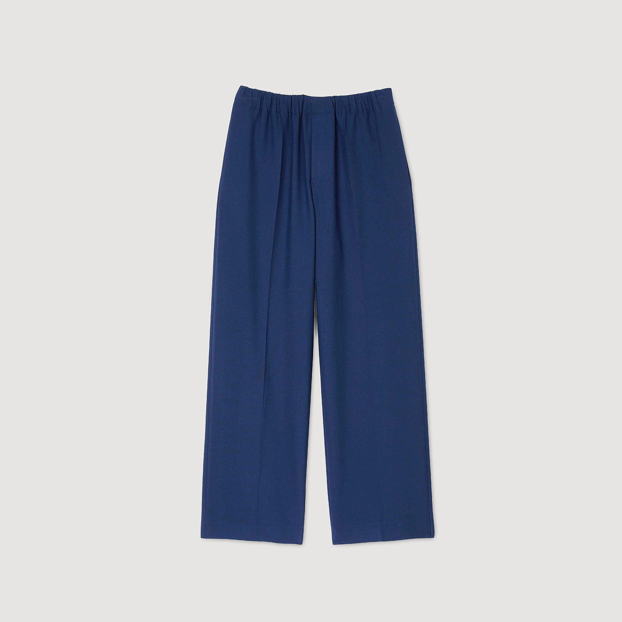 Wide-leg trousers Royal Blue Sandro Men