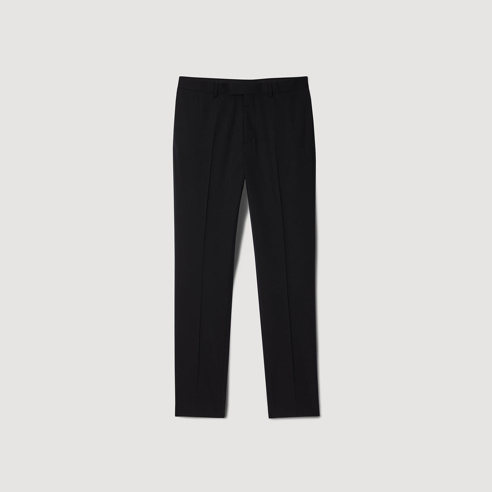Classic suit trousers Black Sandro Men
