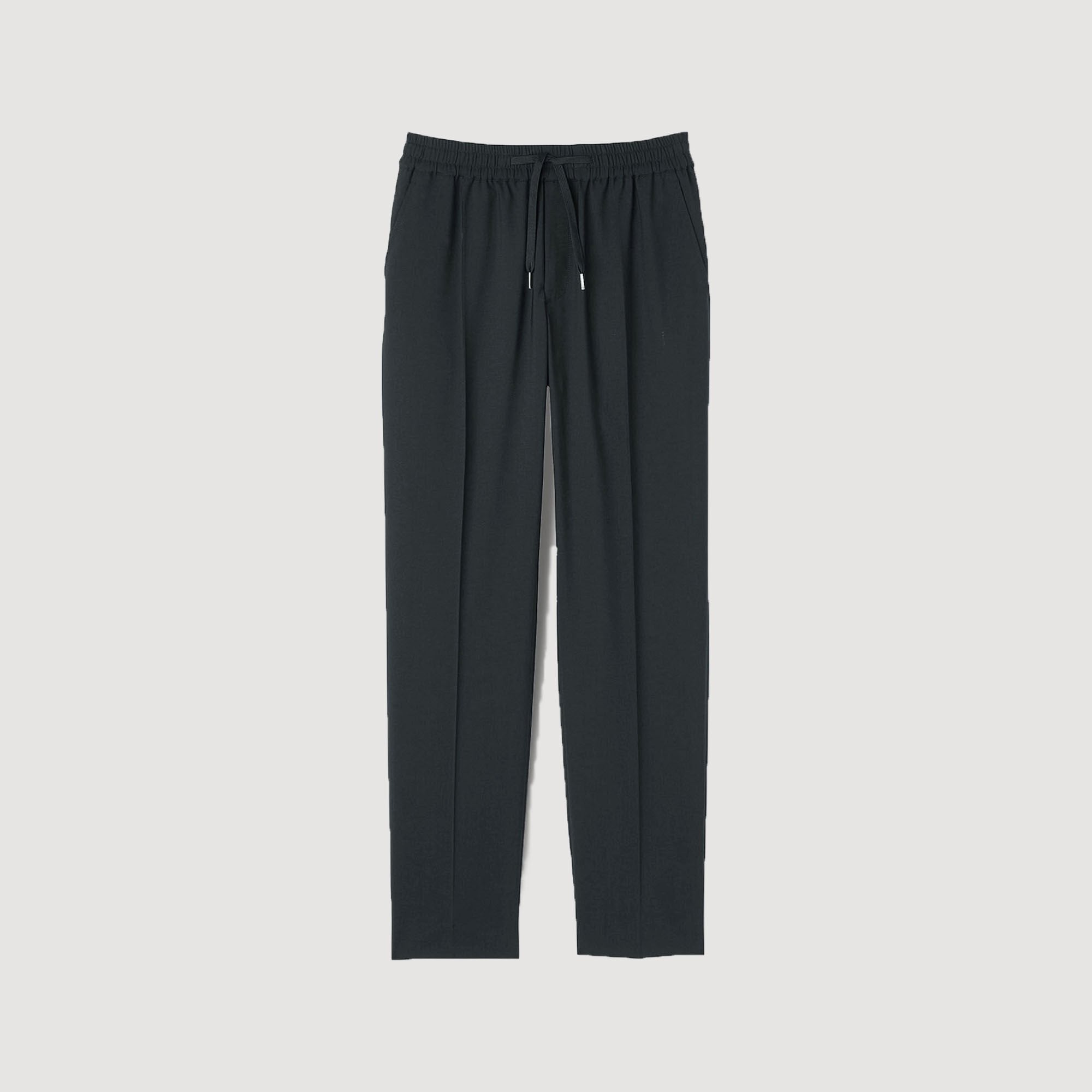 Elasticated straight-leg trousers Fonte Sandro Men