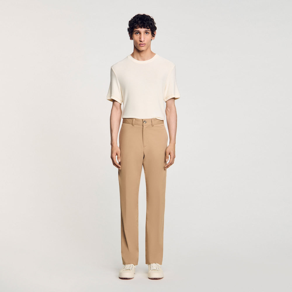 Straight-leg chinos Nut Sandro Men