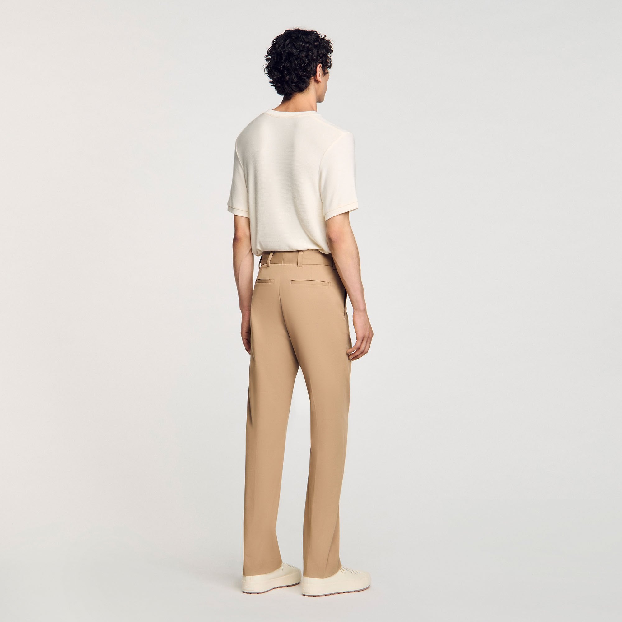 Straight-leg chinos Nut Sandro Men