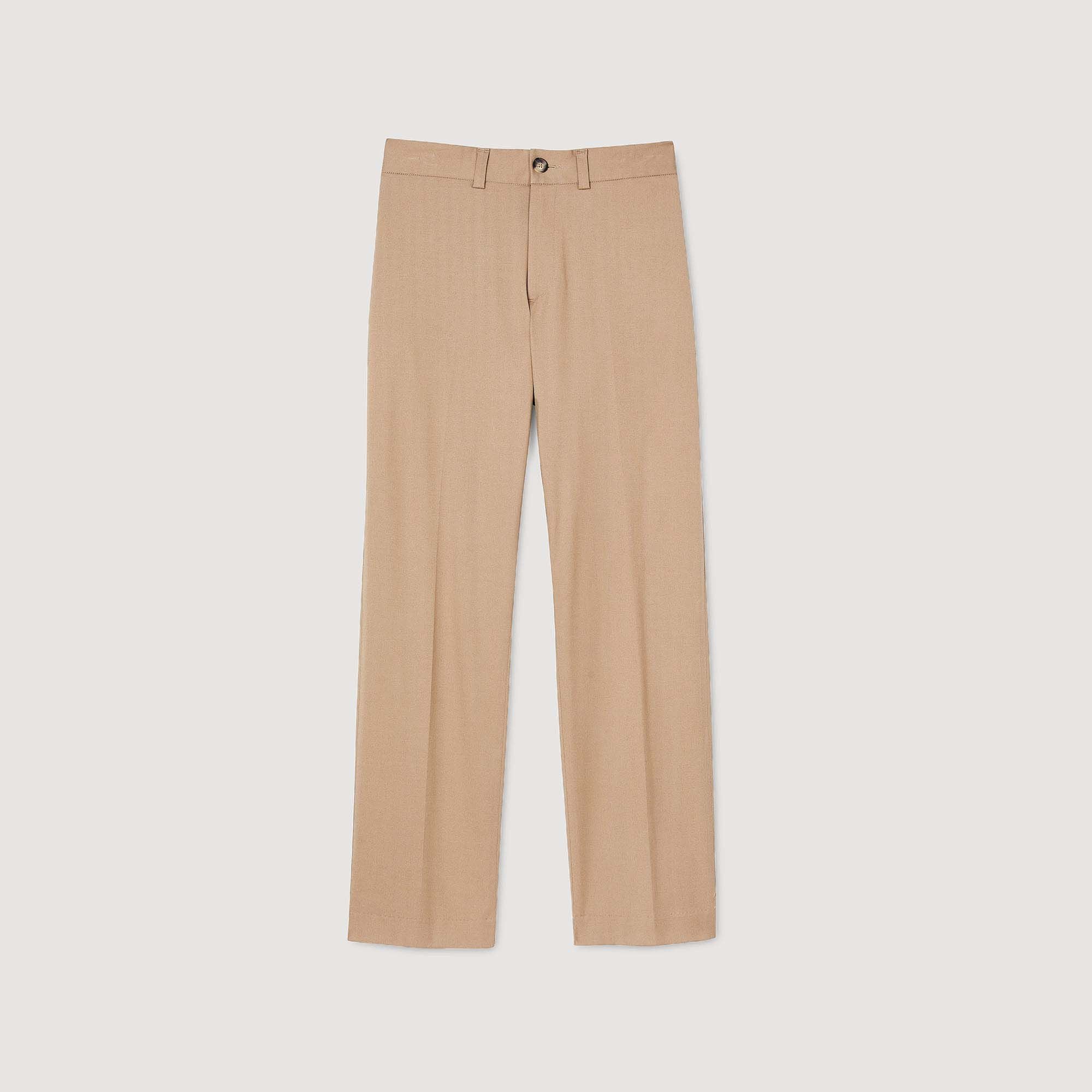 Straight-leg chinos Nut Sandro Men