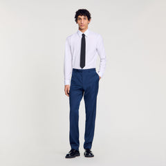 Wool suit trousers Royal Blue Sandro Men
