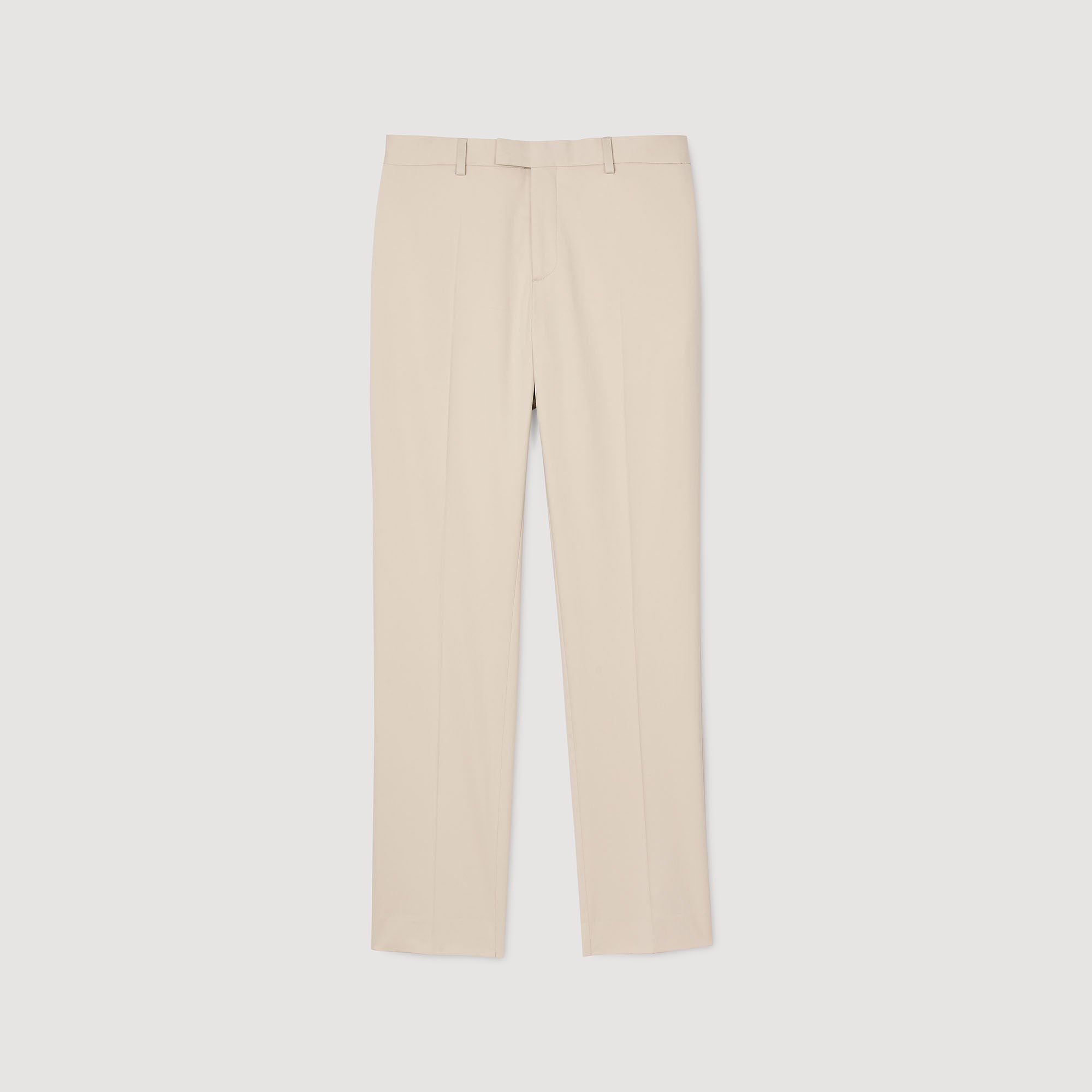 Suit trousers Ivory. Sandro Men