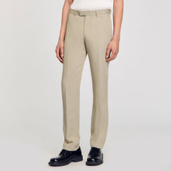 Suit trousers Light Kaki. Sandro Men