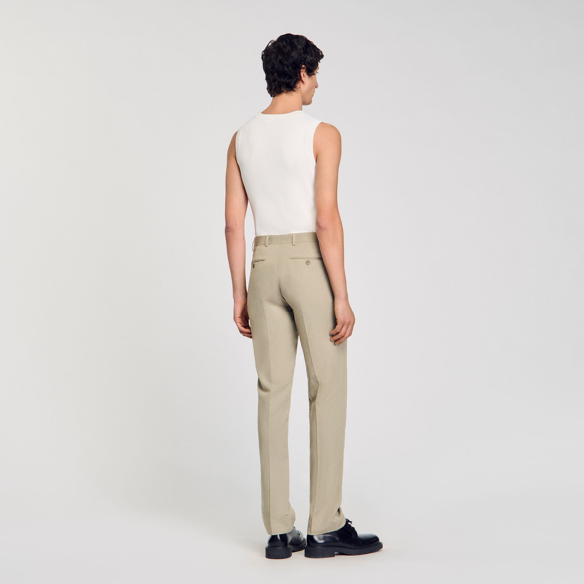 Suit trousers Light Kaki. Sandro Men