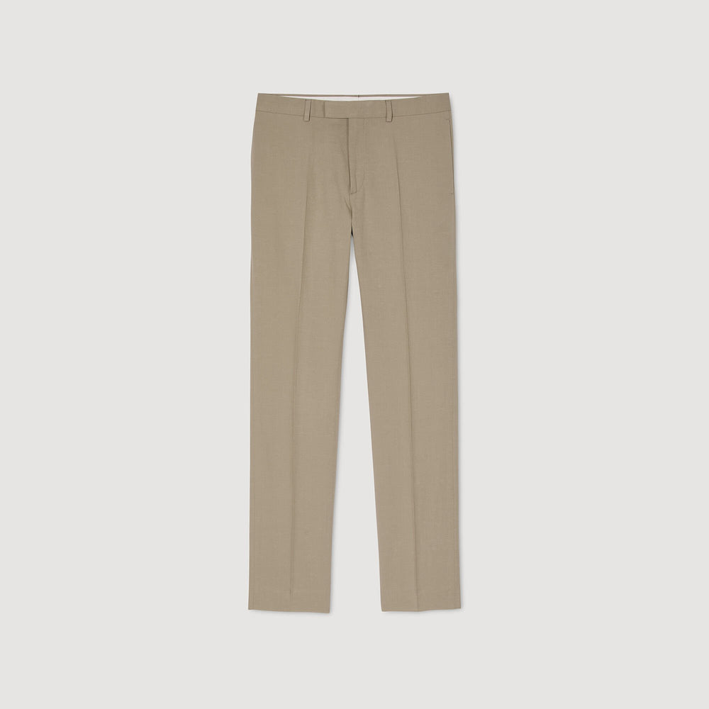 Suit trousers Light Kaki. Sandro Men