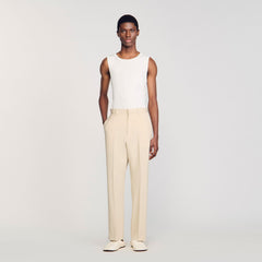 Wool suit trousers Oats Sandro Men