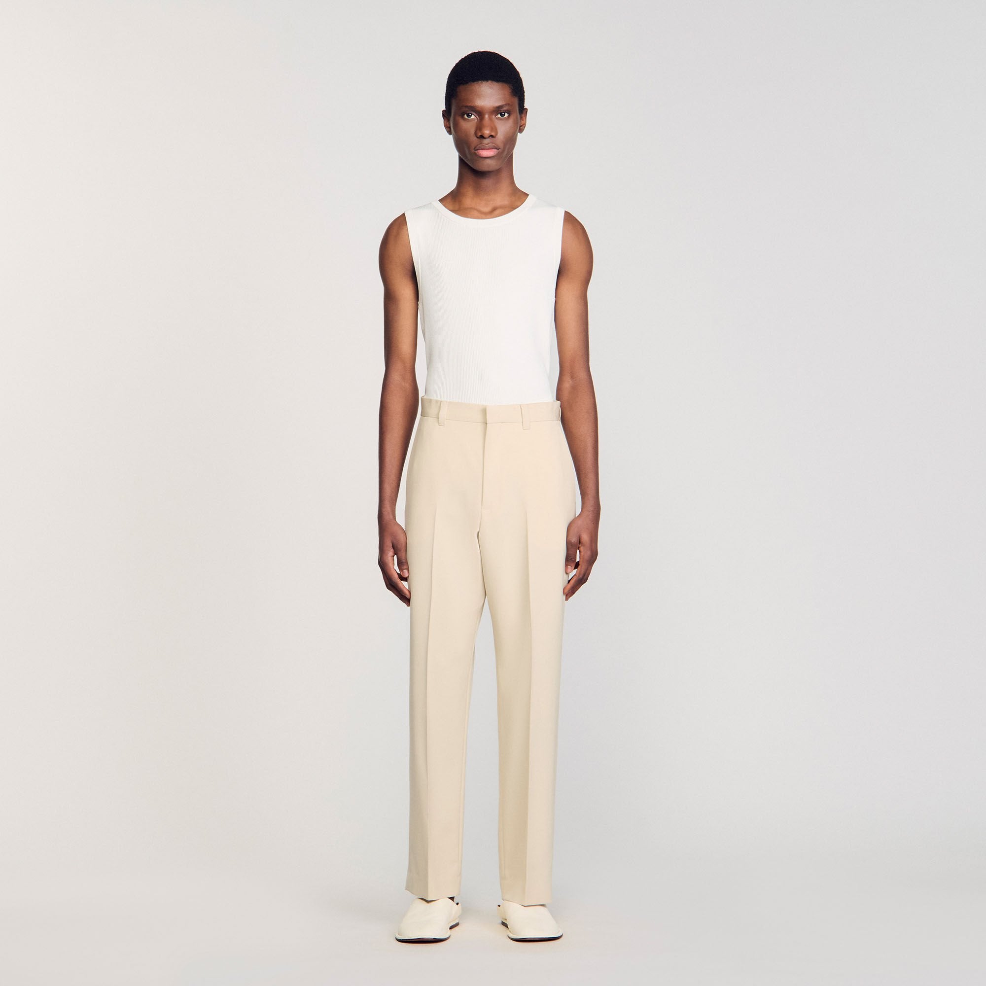 Wool suit trousers Oats Sandro Men