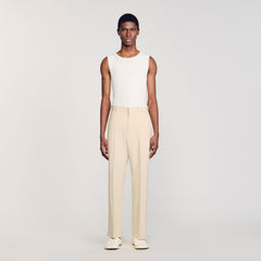 Wool suit trousers Oats Sandro Men