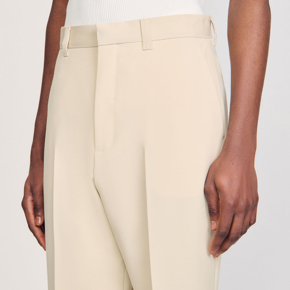 Wool suit trousers Oats Sandro Men