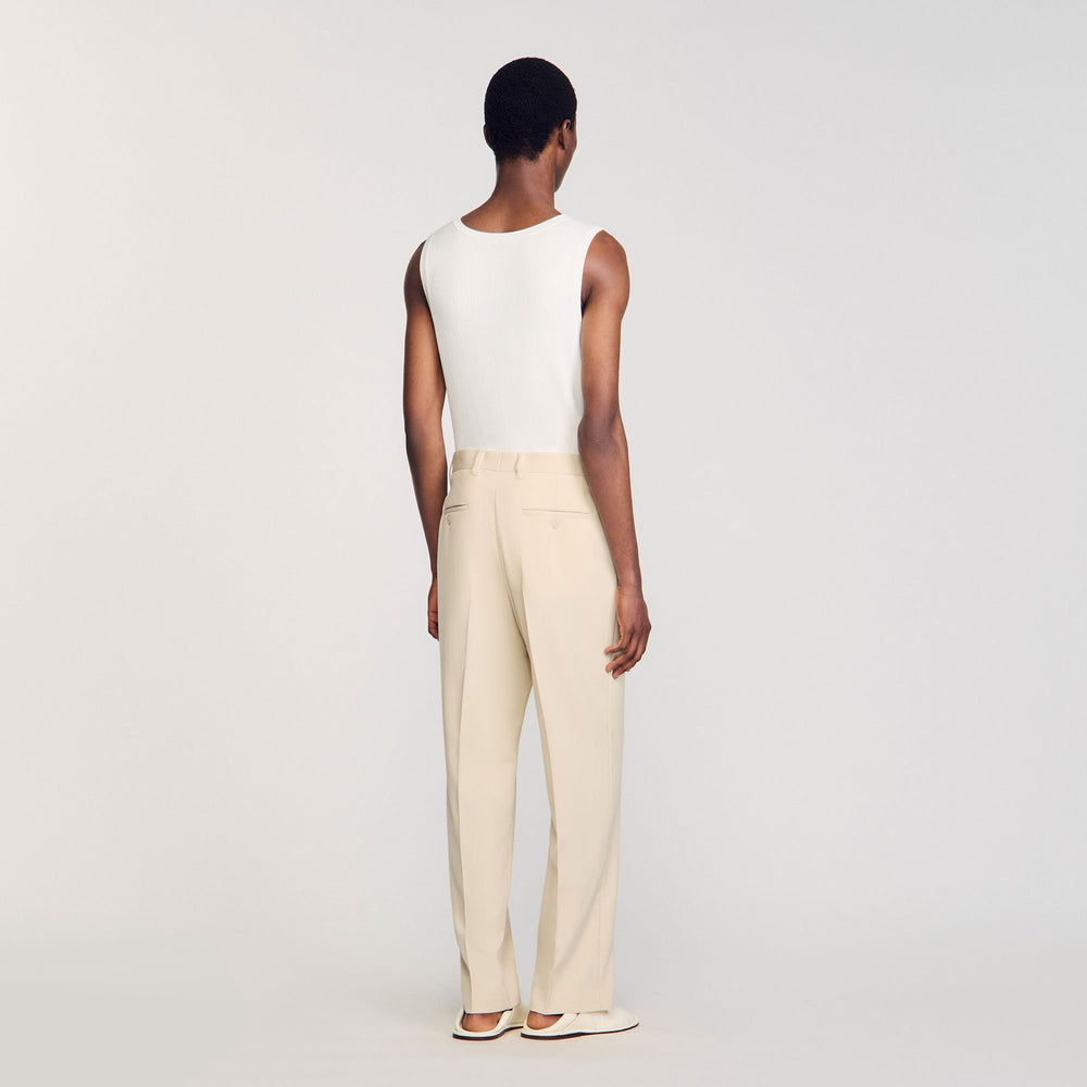 Wool suit trousers Oats Sandro Men