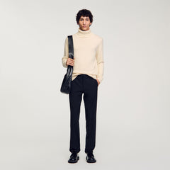 Straight-leg trousers Black Sandro Men