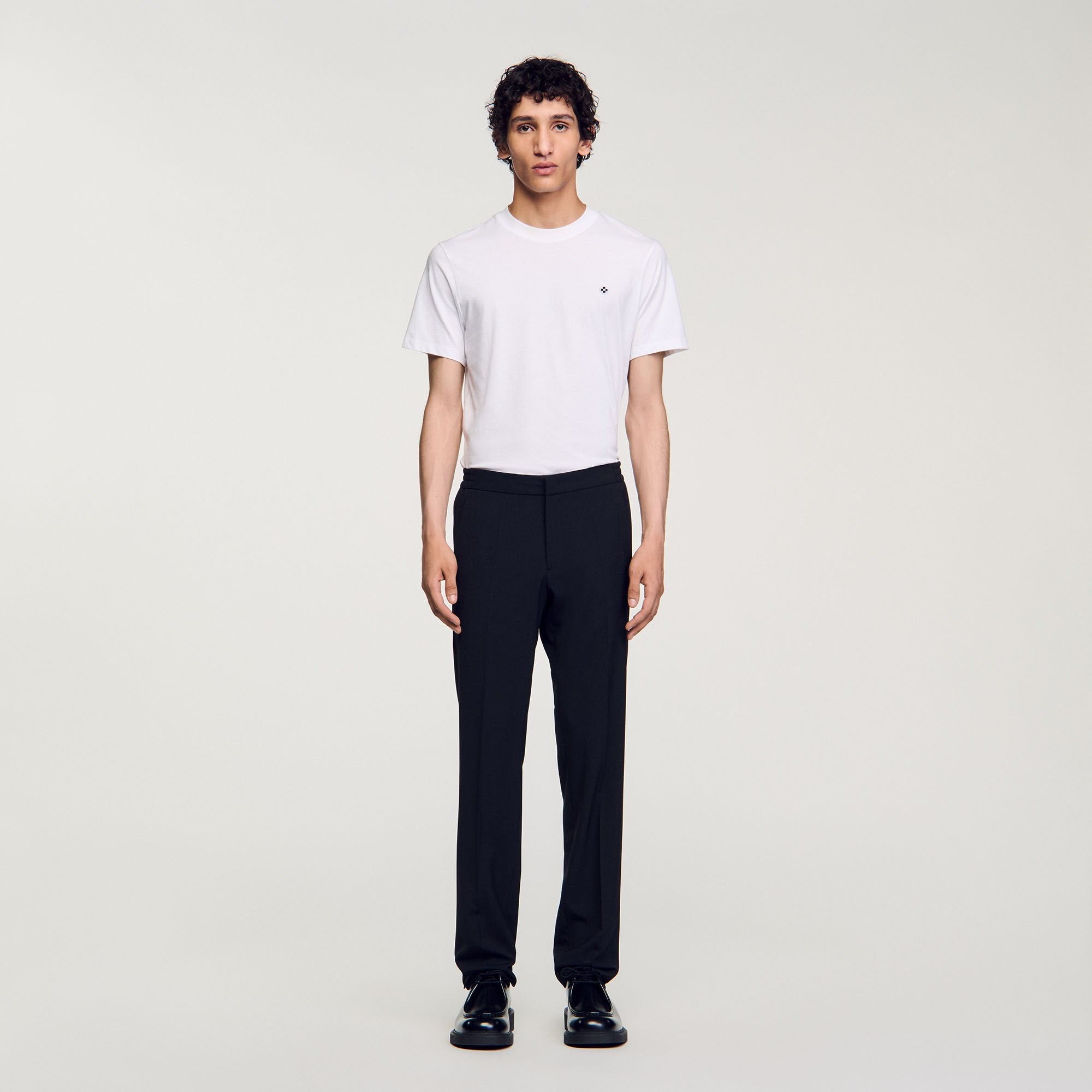 Straight-leg trousers Black Sandro Men