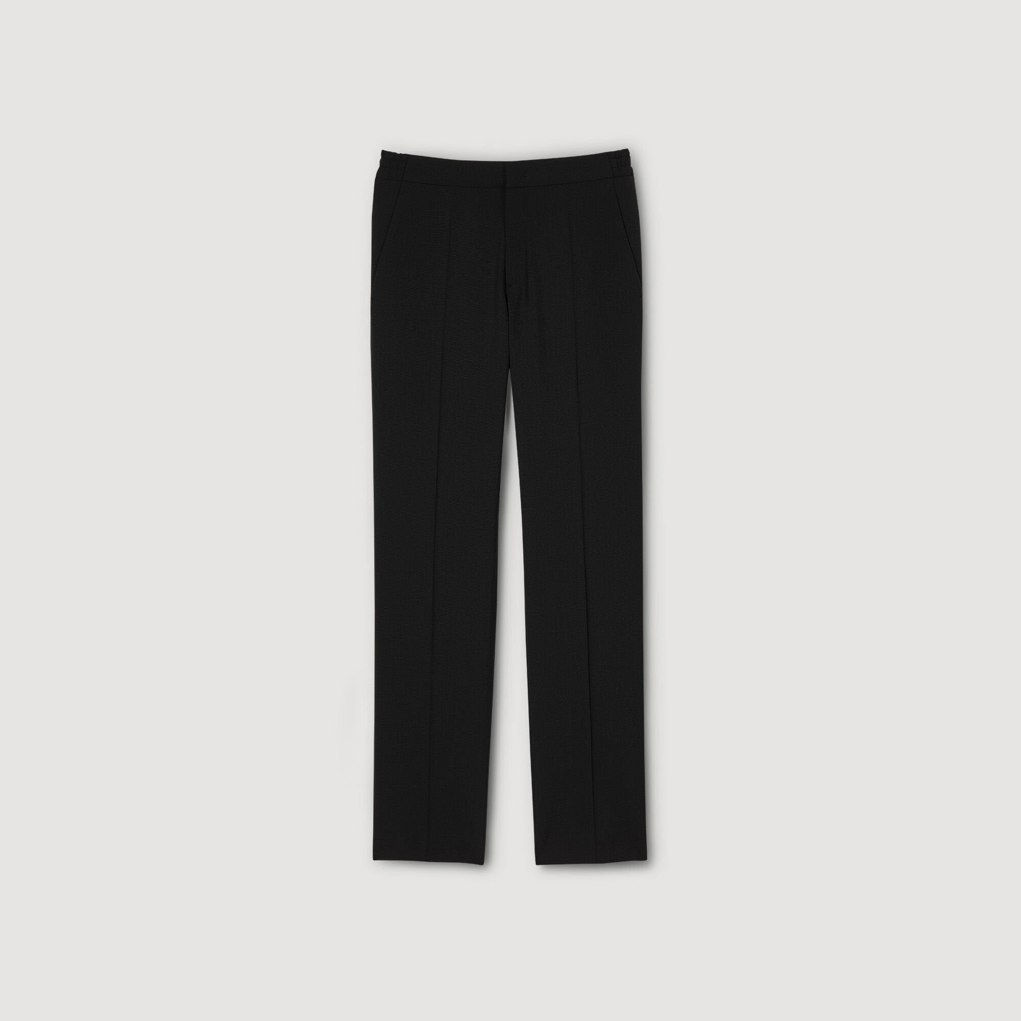 Straight-leg trousers Black Sandro Men