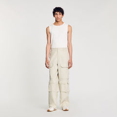 Cargo trousers Aluminum Sandro Men