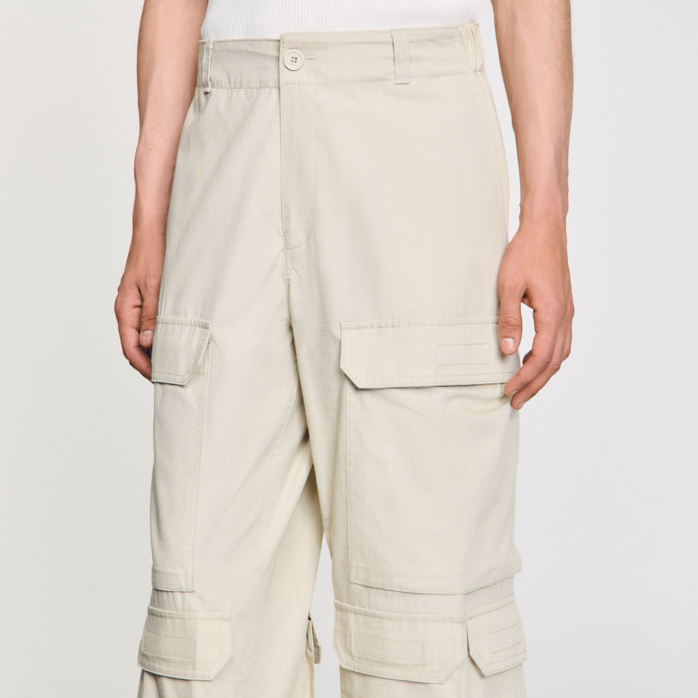 Cargo trousers Aluminum Sandro Men