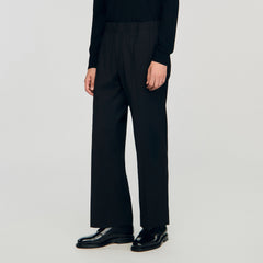 Wide-leg trousers Black Sandro Men