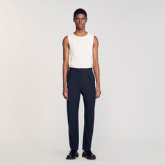 Suit trousers Navy Blue Sandro Men