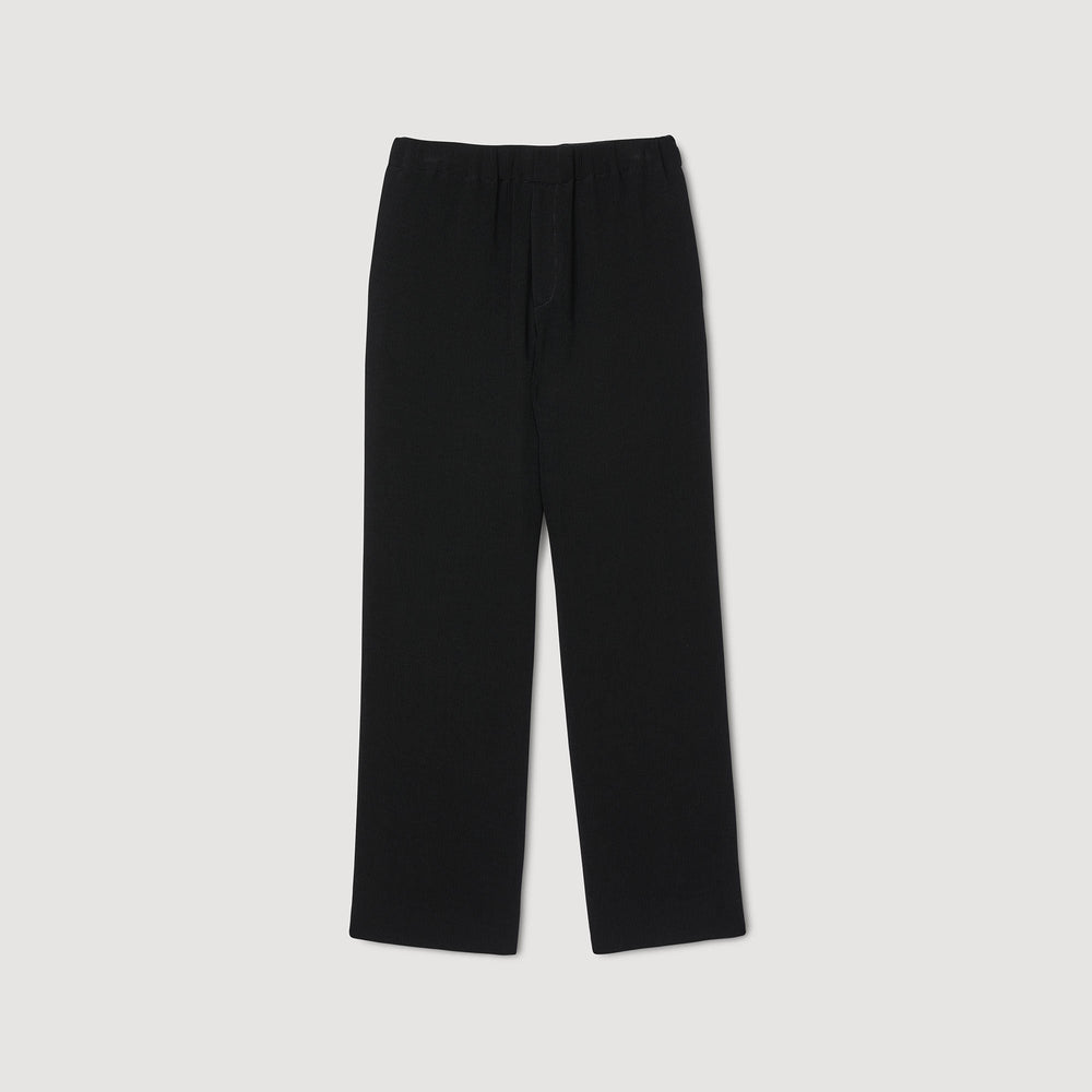 Pleated trousers Black Sandro Men