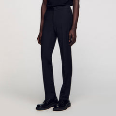 Elasticated trousers Black Sandro Men