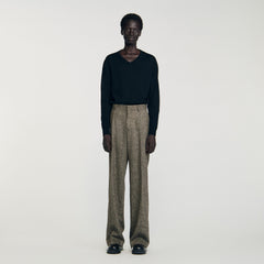 Wide-leg suit trousers String Chine Sandro Men