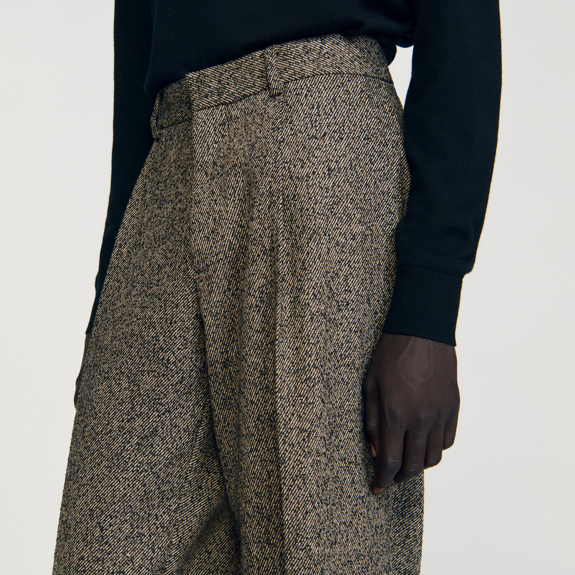 Wide-leg suit trousers String Chine Sandro Men