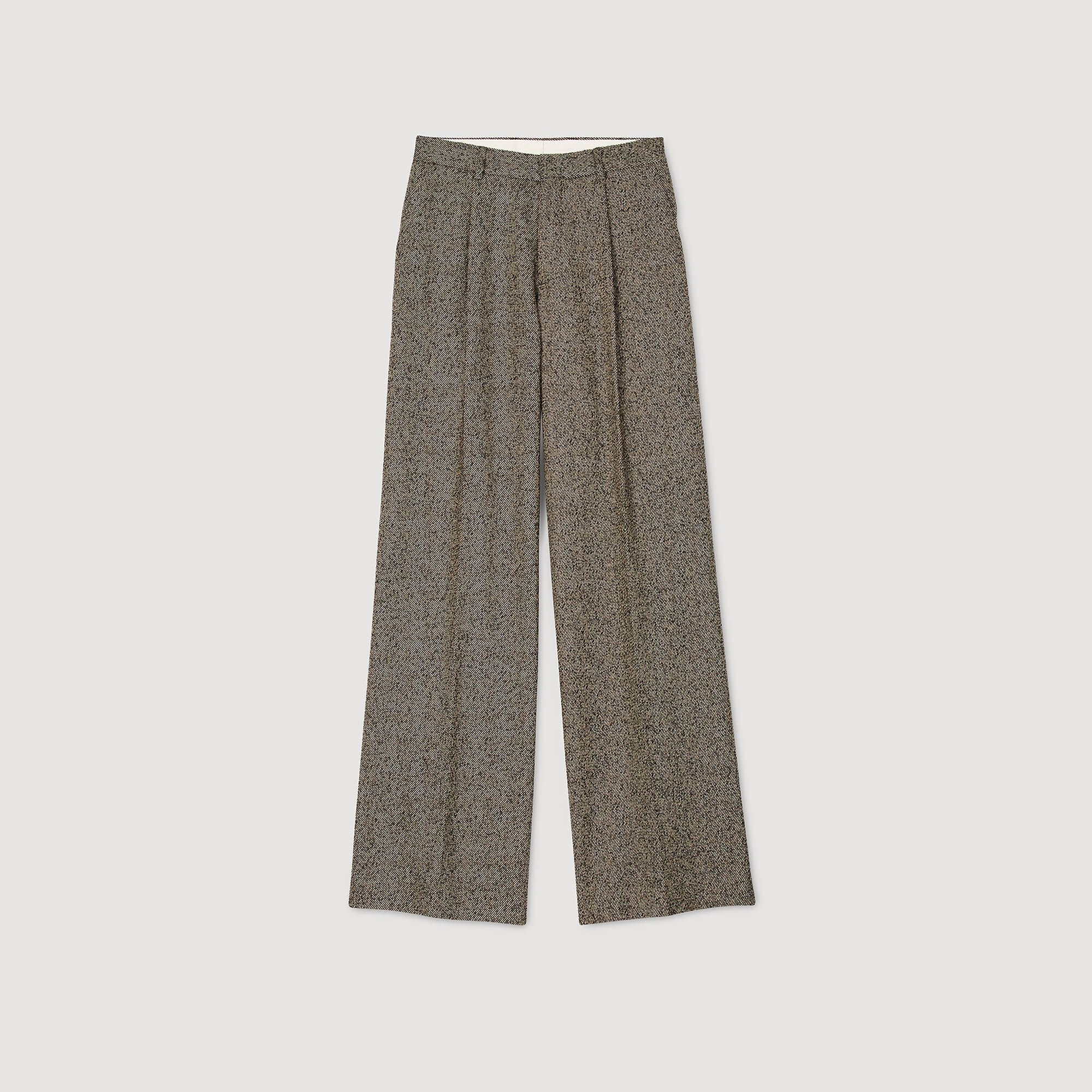 Wide-leg suit trousers String Chine Sandro Men