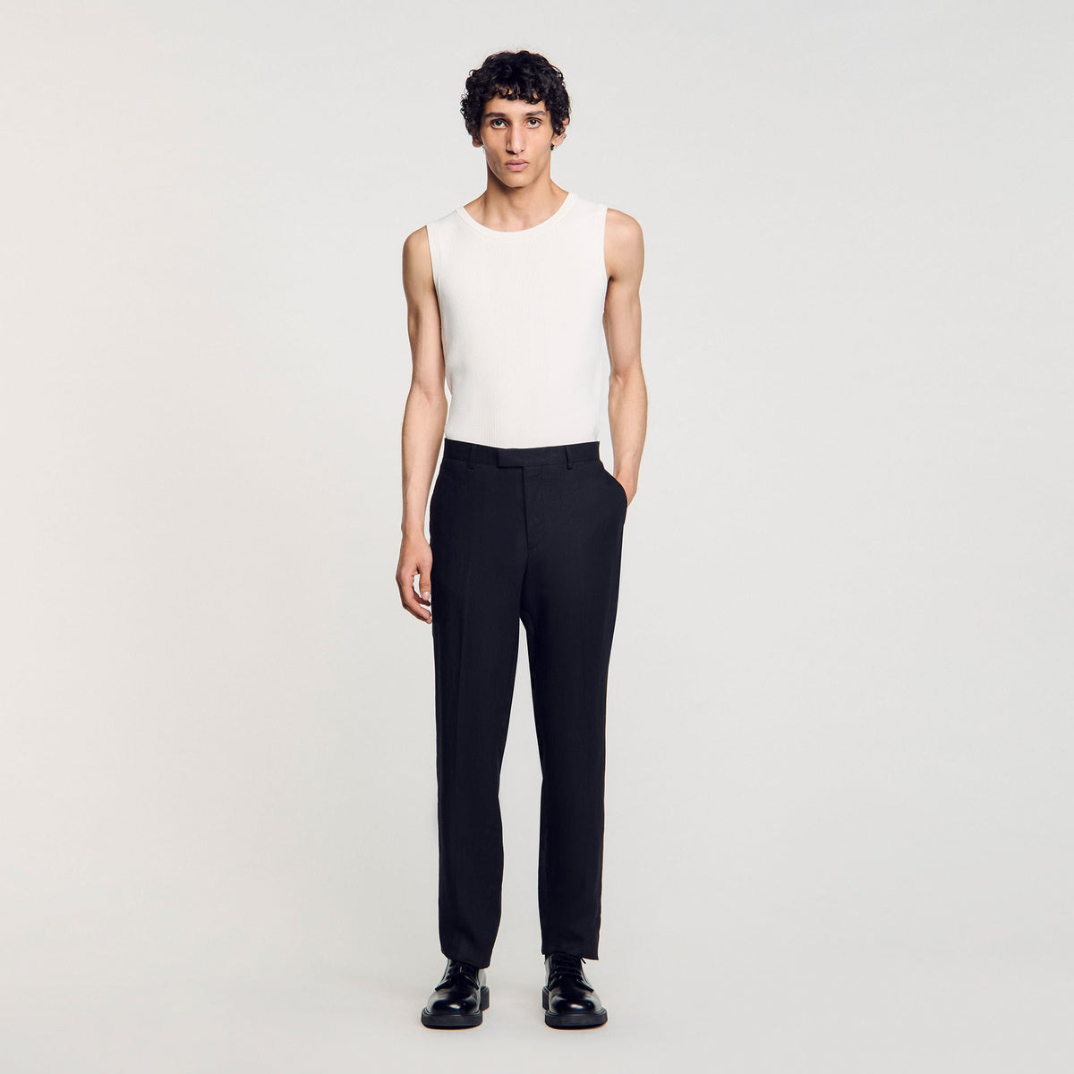 Suit trousers Black Sandro Men