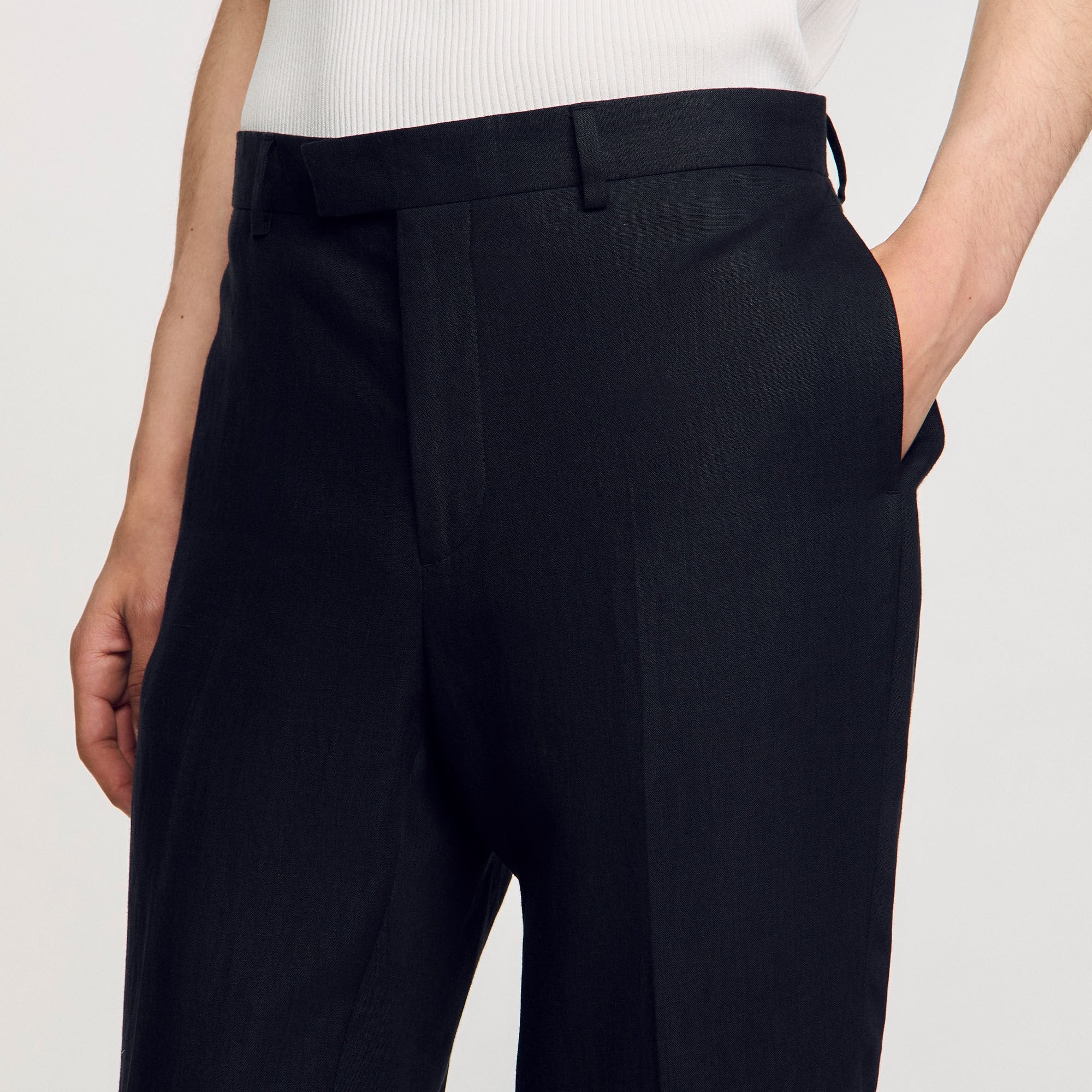 Suit trousers Black Sandro Men