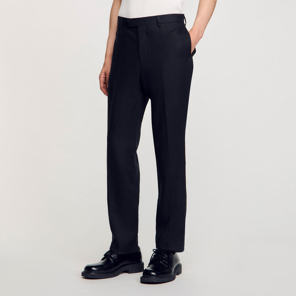 Suit trousers Black Sandro Men