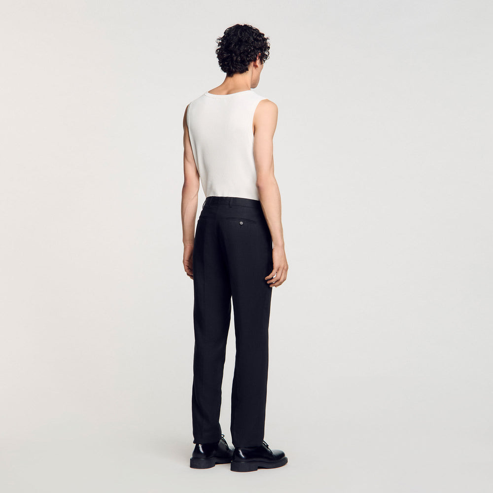 Suit trousers Black Sandro Men