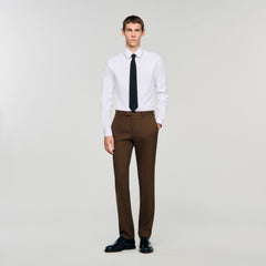 Wool trousers Tobacco Brown Sandro Men