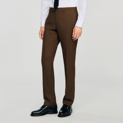 Wool trousers Tobacco Brown Sandro Men