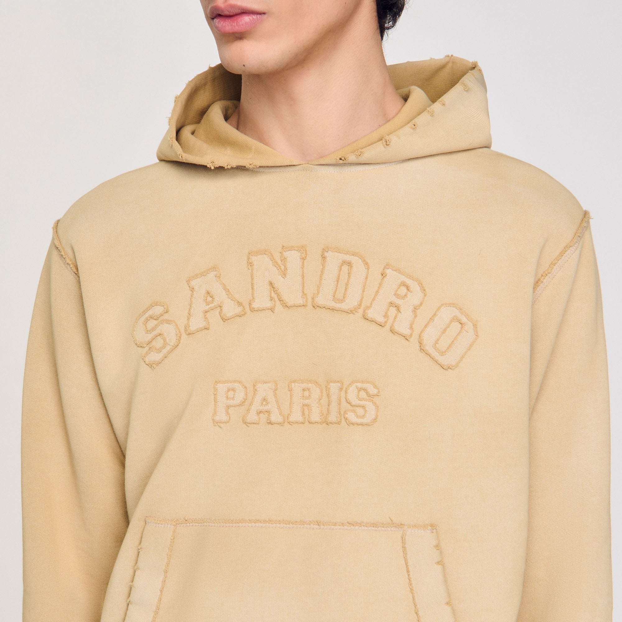Patch sweatshirt Sand. Sandro Men