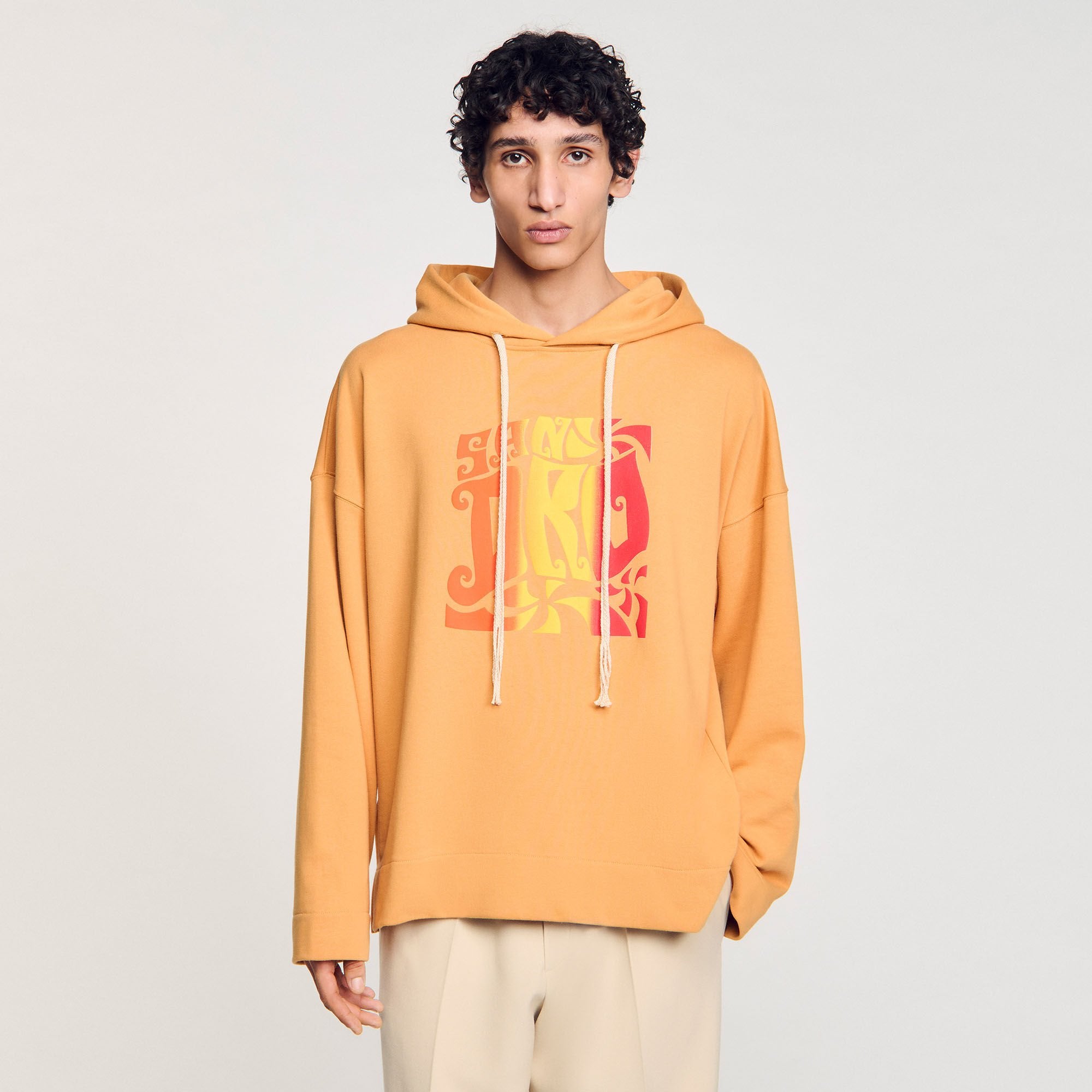 Hooded sweatshirt Mandarin. Sandro Men