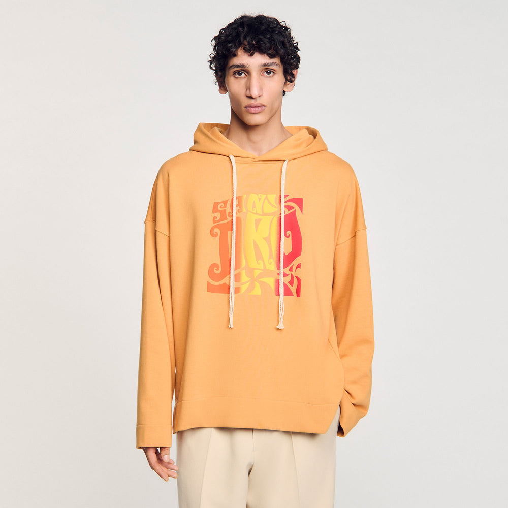Hooded sweatshirt Mandarin. Sandro Men