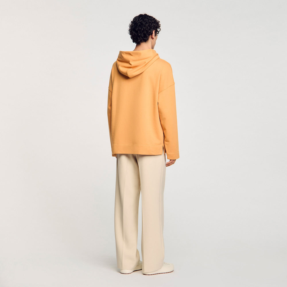 Hooded sweatshirt Mandarin. Sandro Men