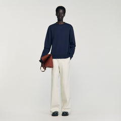 Logo sweatshirt Midnight Blue Sandro Men