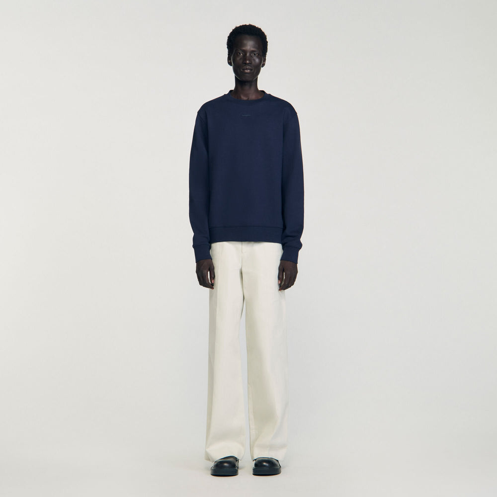 Logo sweatshirt Midnight Blue Sandro Men