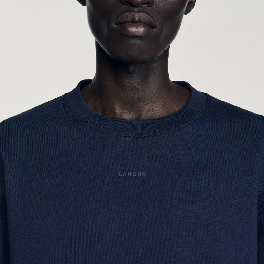 Logo sweatshirt Midnight Blue Sandro Men