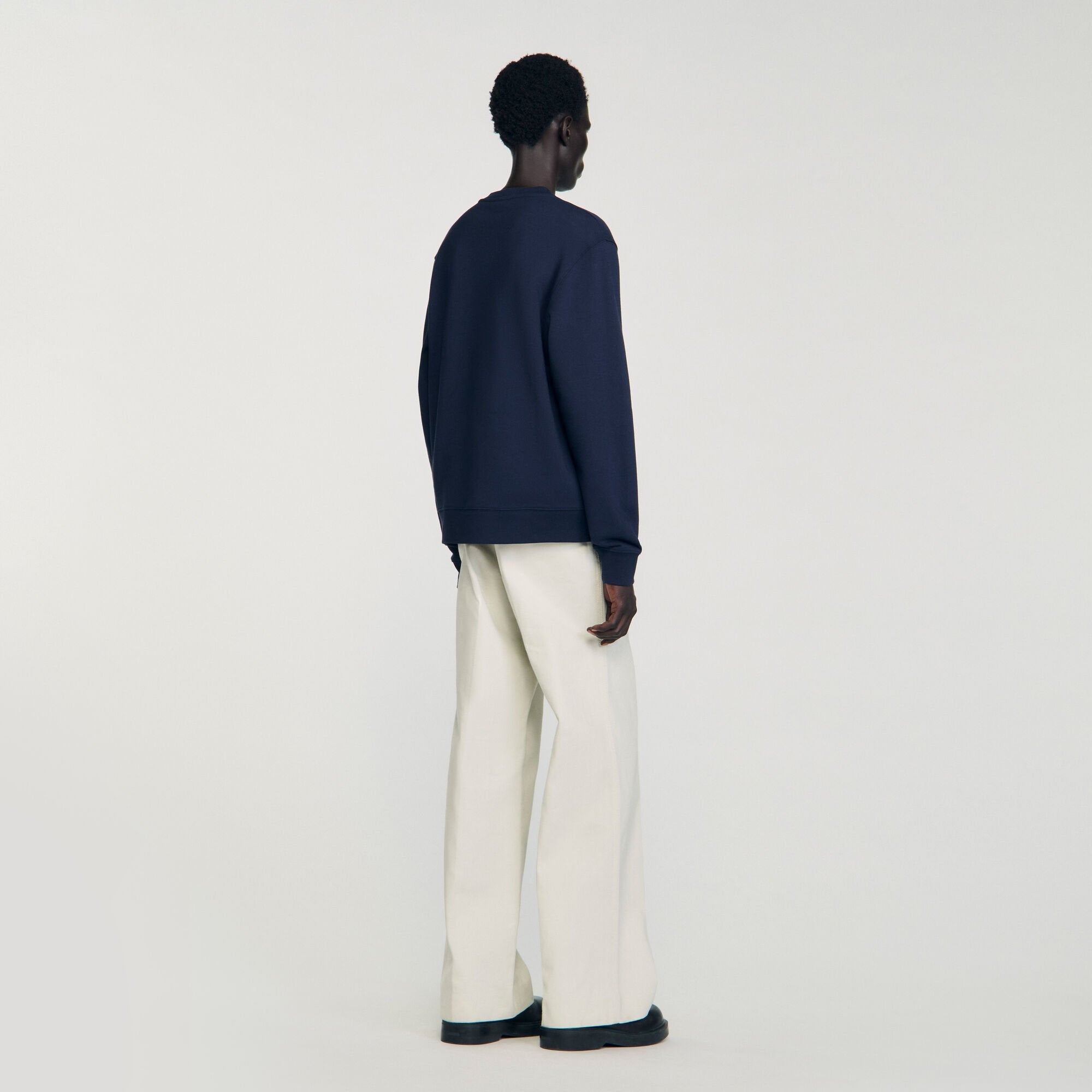 Logo sweatshirt Midnight Blue Sandro Men