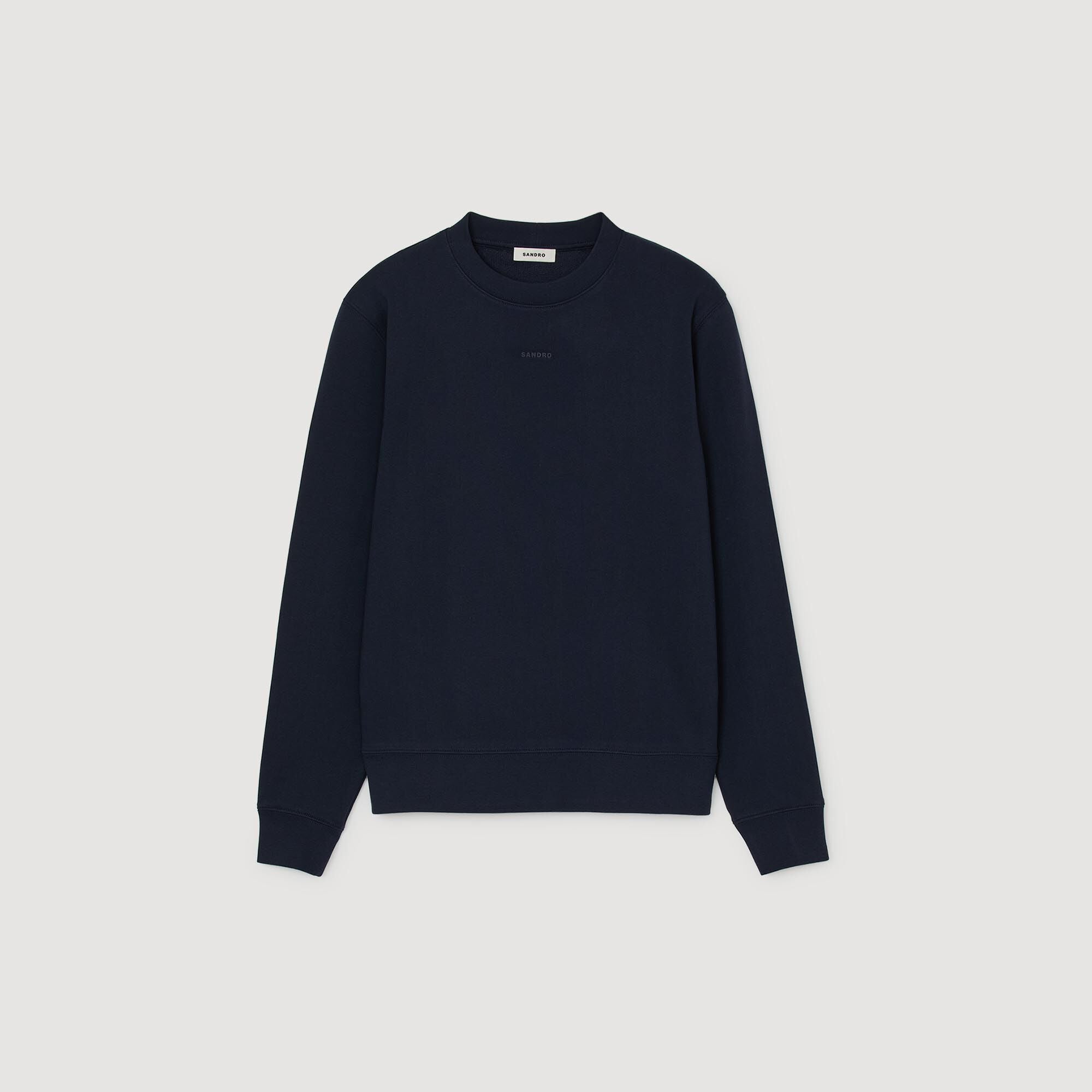 Logo sweatshirt Midnight Blue Sandro Men